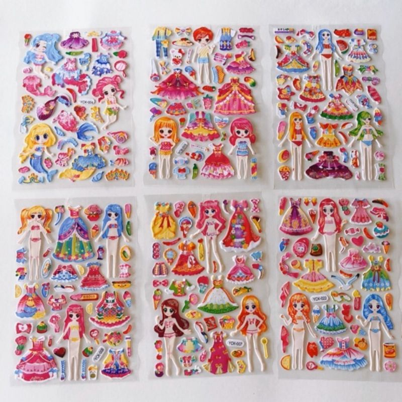 Sticker thời trang cho bé (nhỏ)