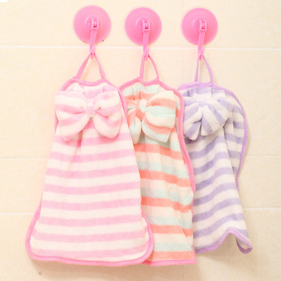 Khăn treo lau tay hình nơ siêu mịn, siêu xinh (giao mẫu ngẫu nhiên) - BUMSTORE