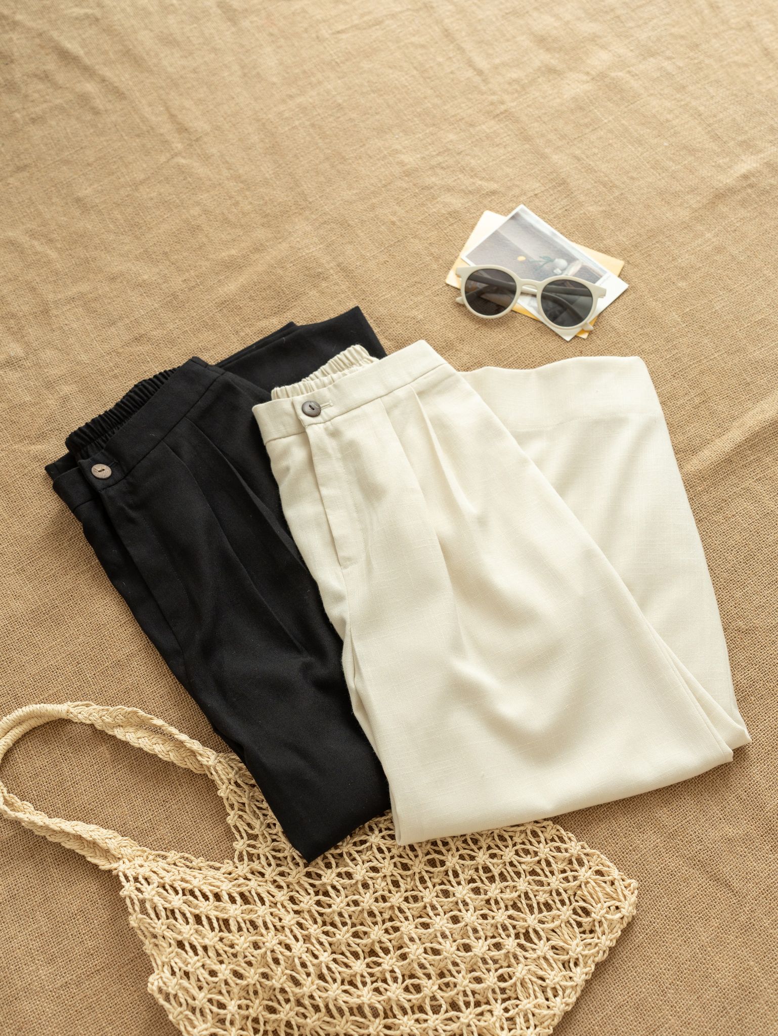 Quần Culottes Ly Đũi Madelen