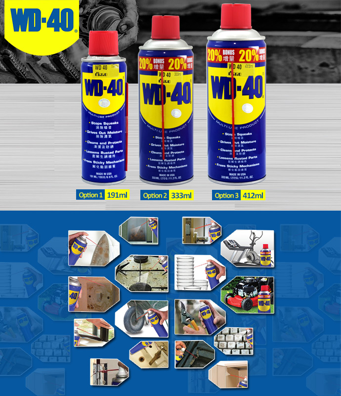 Dầu Bôi Trơn Chống Rỉ Sét WD40 Multi Use 412ml