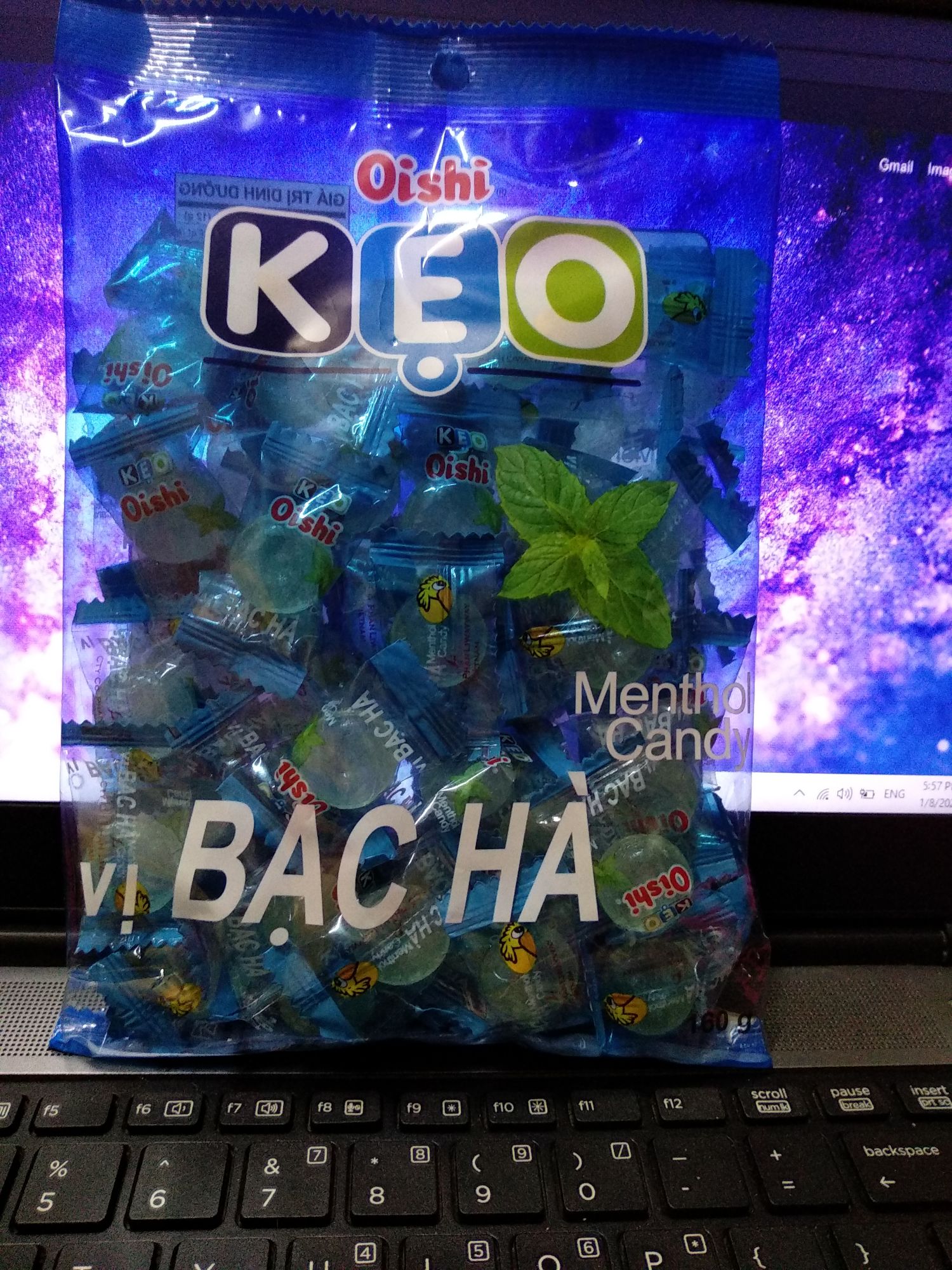 Kẹo Oishi Bạc Hà 160g