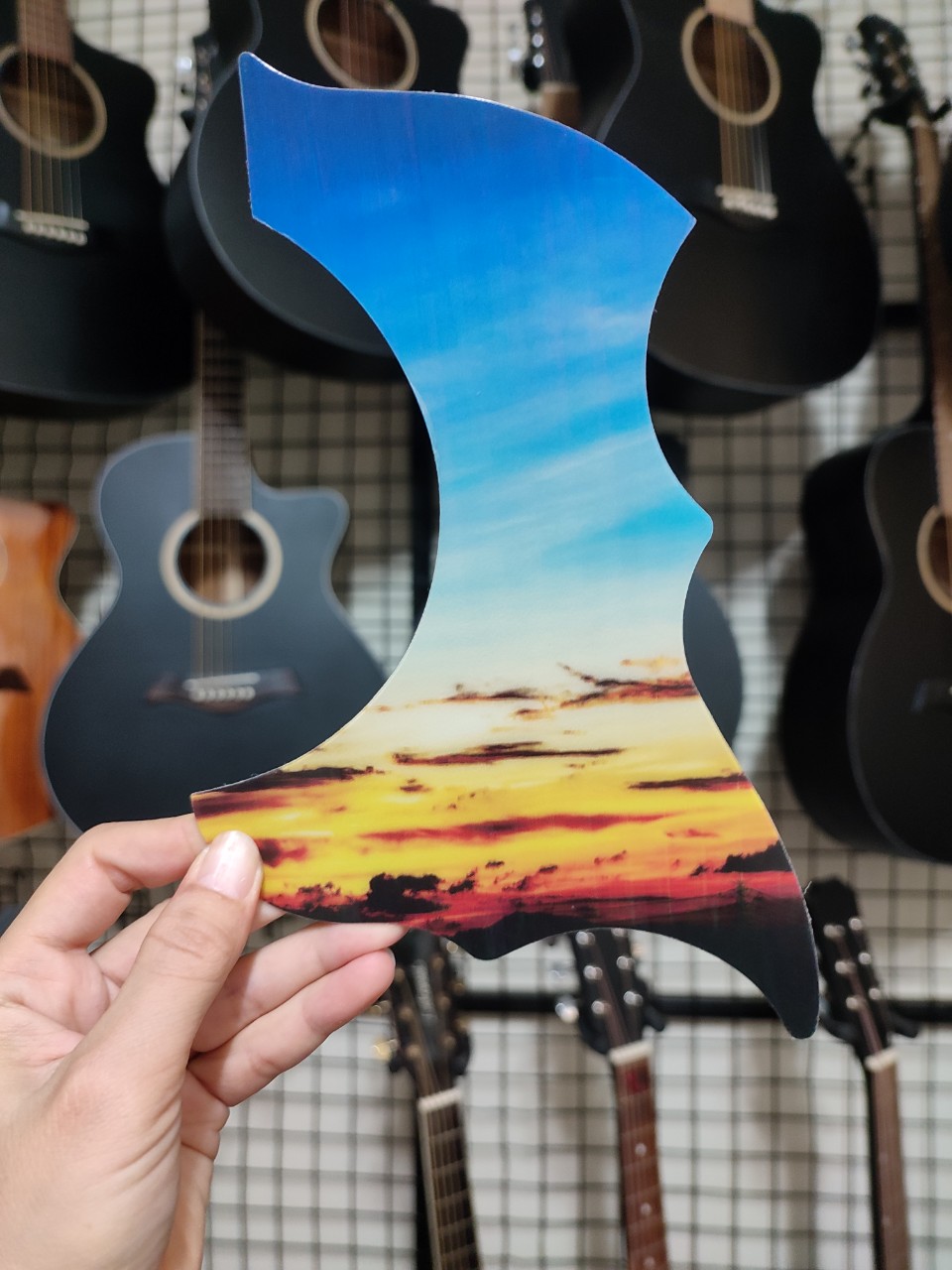 3D Guitar Case Anti-Scratch Sticker