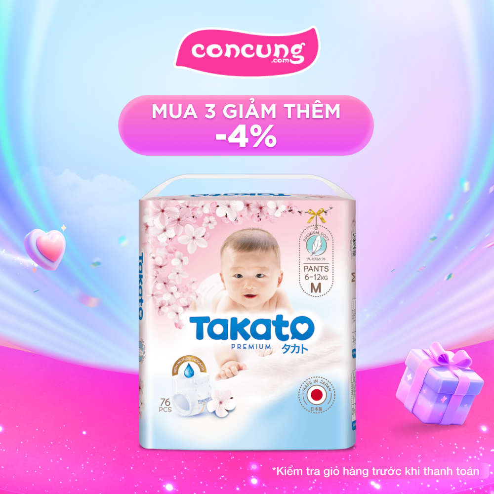 Tã quần Nhật Bản Takato siêu mềm mại