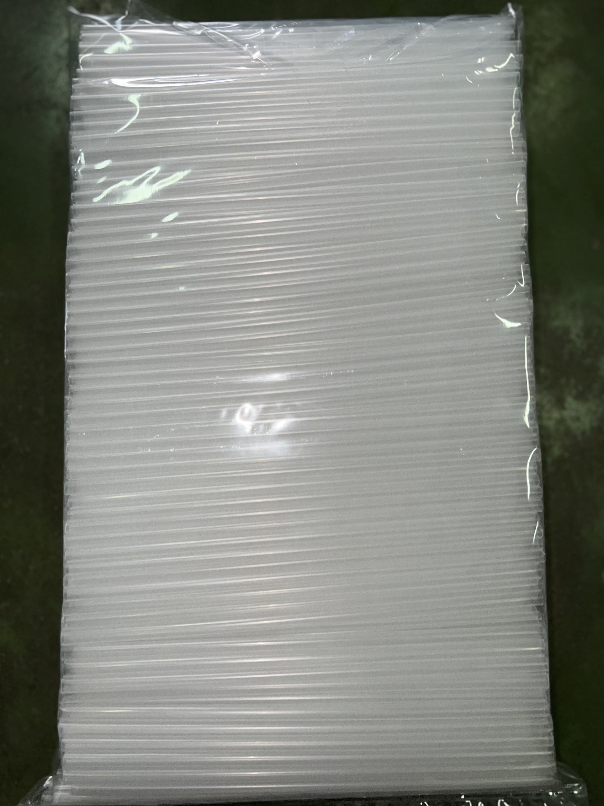ỐNG HÚT THẲNG PHI 6 TRẮNG TRONG (HAI ĐẦU BẰNG)