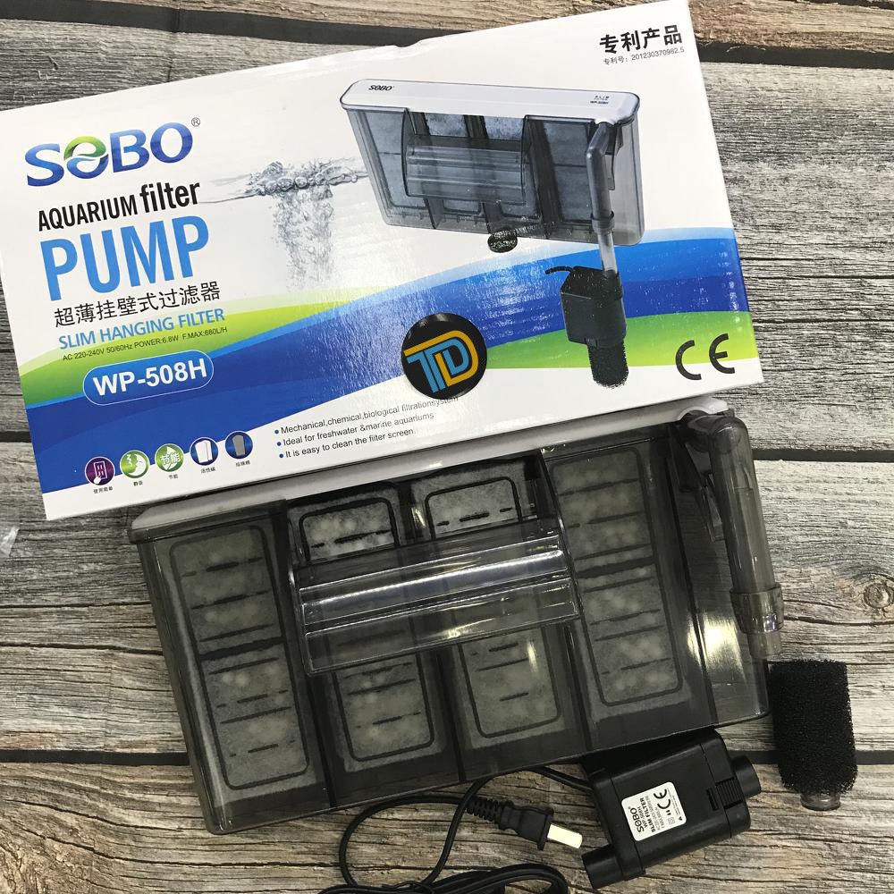 [HCM]Máy lọc thác treo SOBO WP 508H dành cho hồ cá cảnh