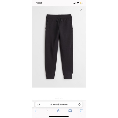 Quần jogger nỉ ép Hm xuất dư xịn