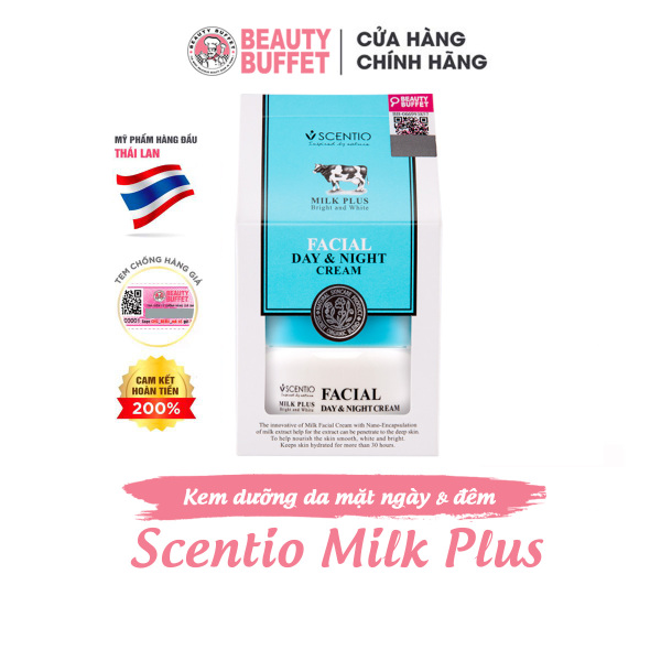 Kem dưỡng trắng và sáng da mặt ngày và đêm Beauty Buffet Scentio Milk Plus 50ml giá rẻ