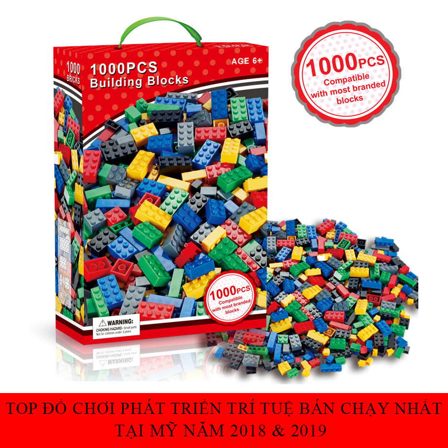 Bộ đồ chơi legoo lắp ráp 1000 chi tiết-bộ đồ chơi lego ghép hình 1000 chi tiết cho bé, đồ chơi lắp ráp lego giúp bé phát triển trí tuệ