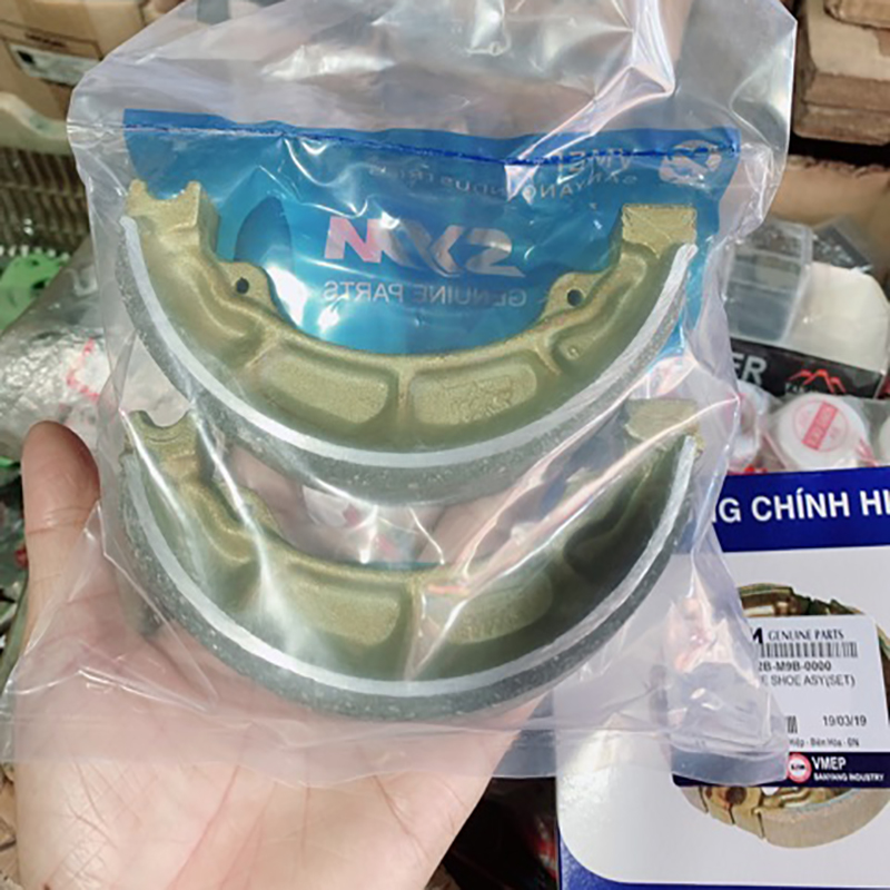 Bố thắng đùm má phanh cơ xe sym, kymco 50cc 110cc 125cc bale dream future wave