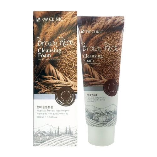 Sữa rửa mặt 3W CLINIC 100ml Trắng Da, Sạch Mụn