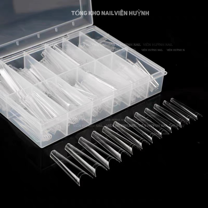 Nail tip-bamboo nail extension, nail-mounted ladder form