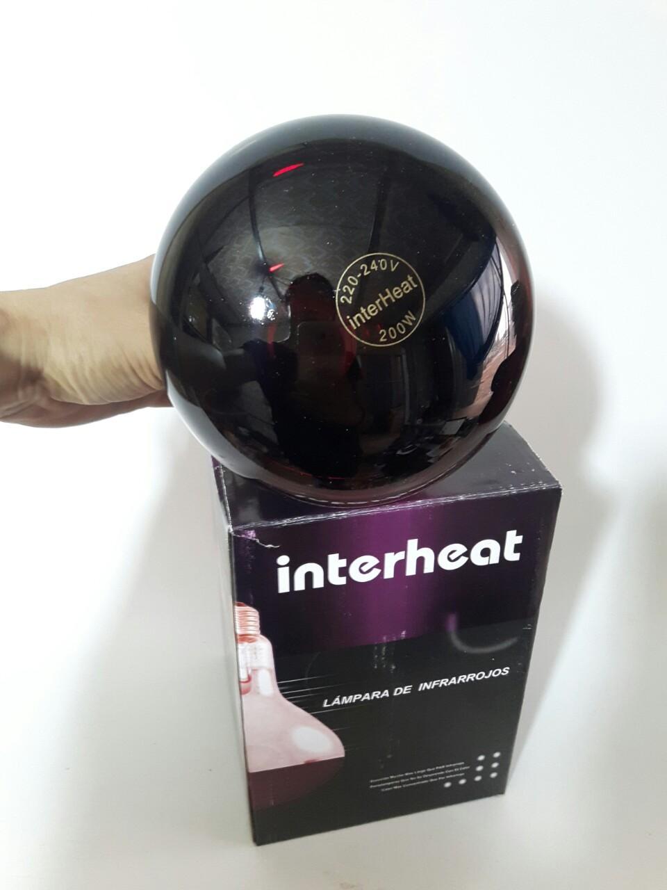 Bóng đèn Hồng ngoại sưởi ấm thú y intrheat cao cấp 150w
