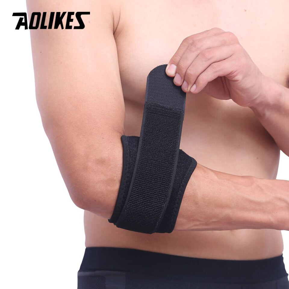 Đai bó cơ khủyu tay Tennis AOLIKES MD-7947 Sport Elbow Support hỗ trợ bắp cơ khi vận động