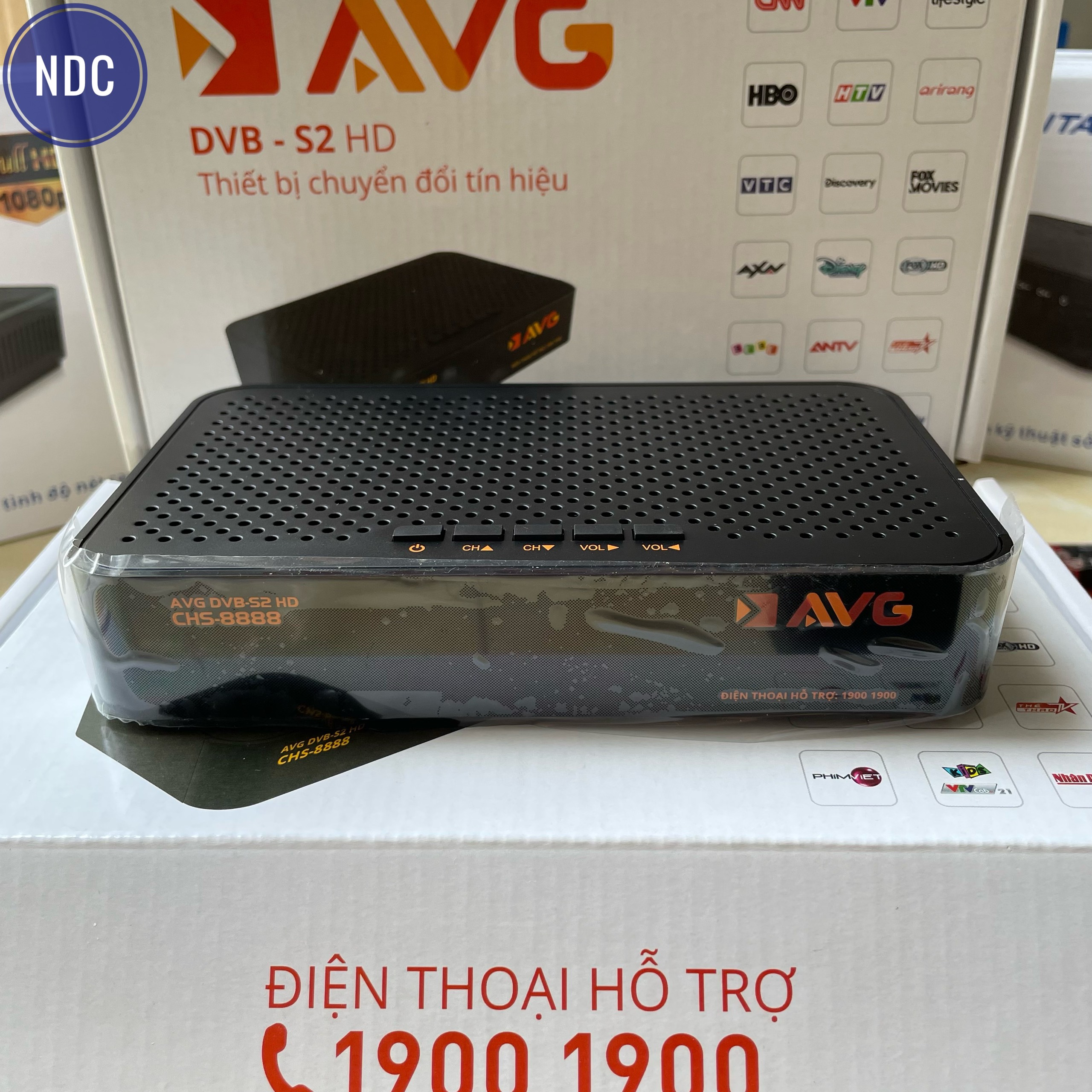 Bộ Đầu MobiTV AVG DVB-S2 HD (Có 8T, 12T TB) Dùng Chảo