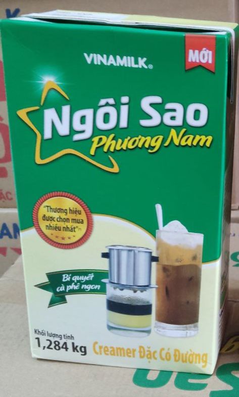 Sữa đặc ngôi sao, sữa đặc tài lộc vinamilk có đường 1.284kg