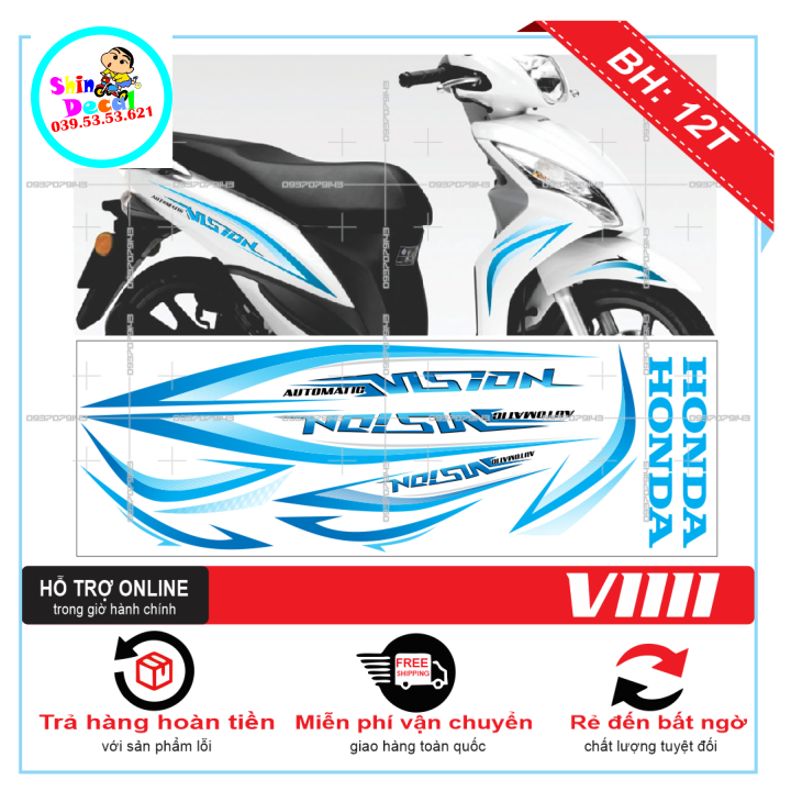 Cần bán xe Vision màu trắng 2011 | 2banh.vn