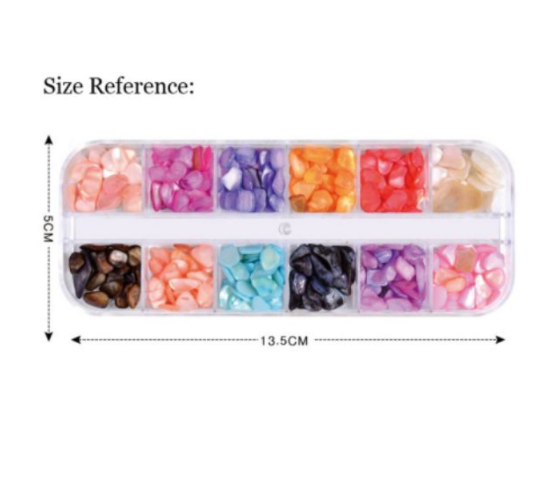 [HCM]Đá Xà Cừ 12 Màu Trang Trí Resin