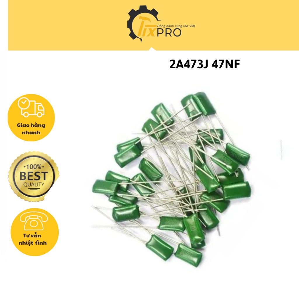 Tụ mica 2A473J 47nF 100V (10c)