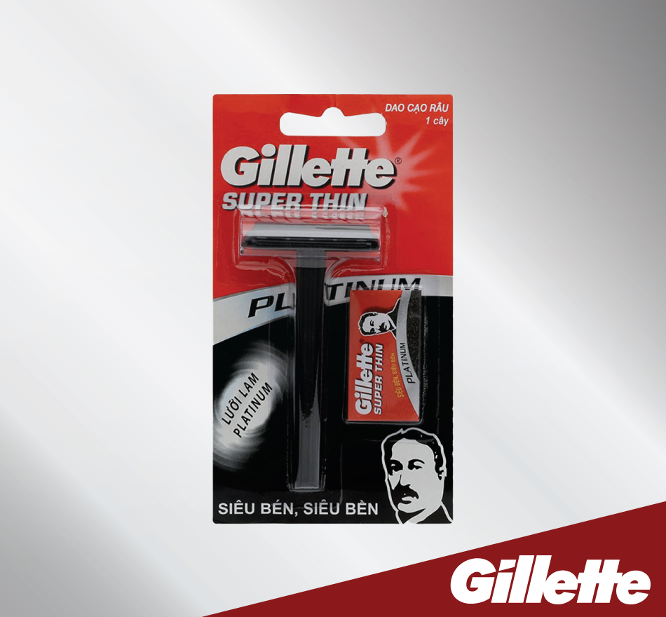 Dao Cạo Râu Lưỡi Lam Gillette Super Thin