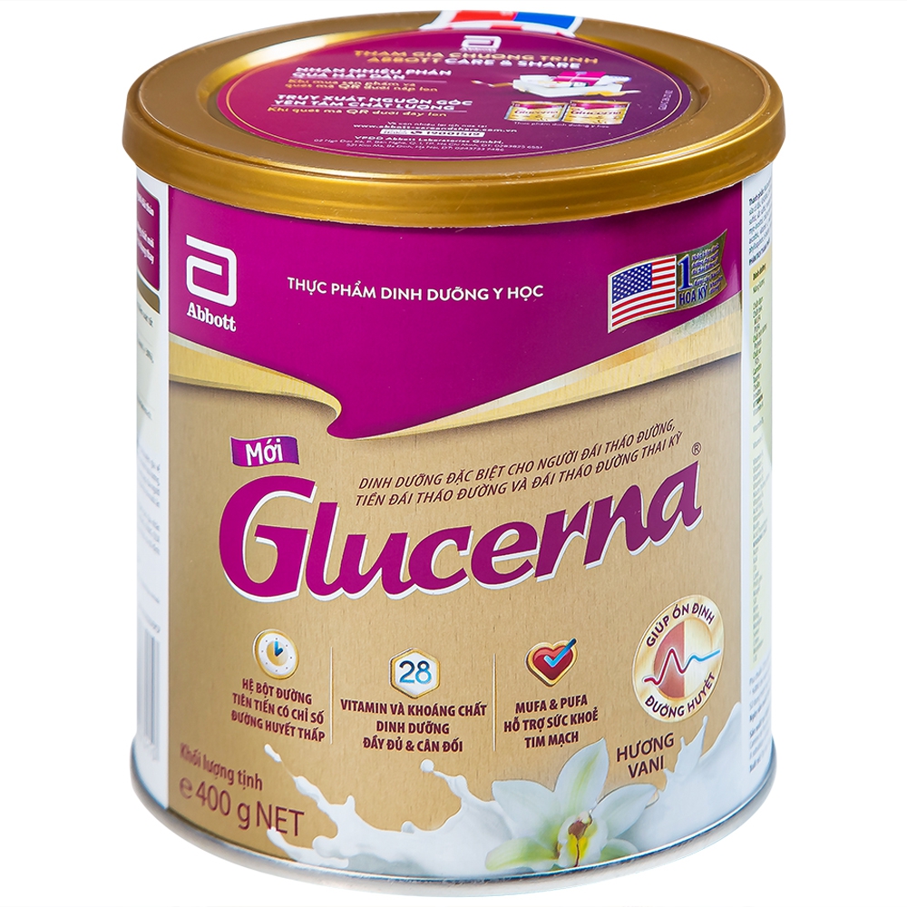 Combo 4 lon Glucerna Vani 850gr
