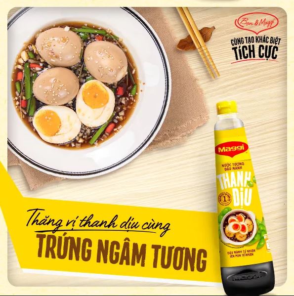 Nước tương Maggi đậu nành thanh dịu 700ml