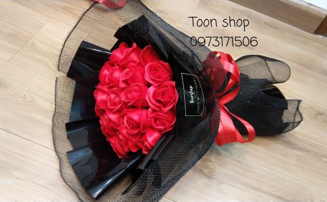 Bó hoa hồng sáp thơm vĩnh cửu 20 bông