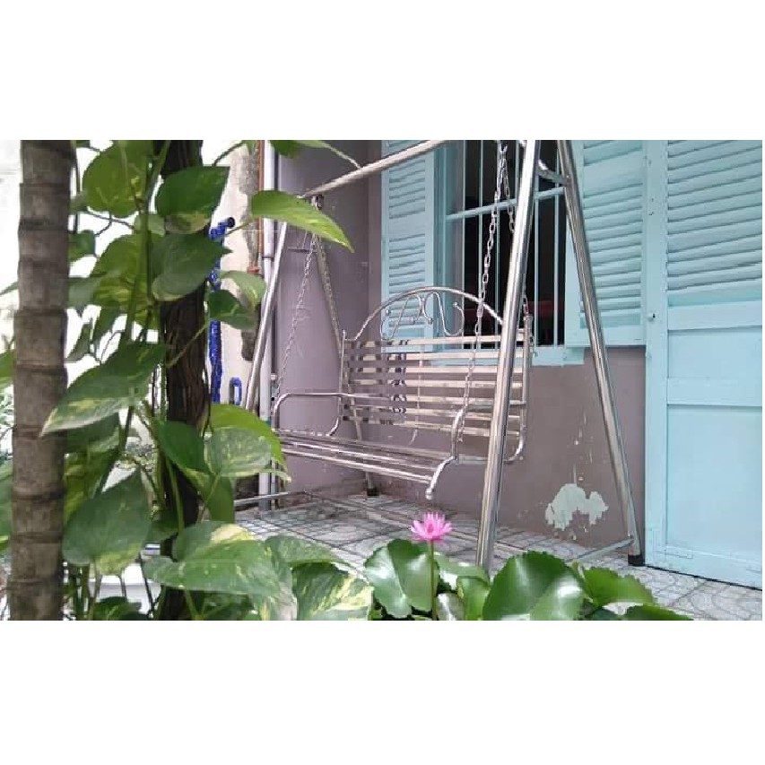 Ghế Xích đu Inox tháo ráp, new 100%.