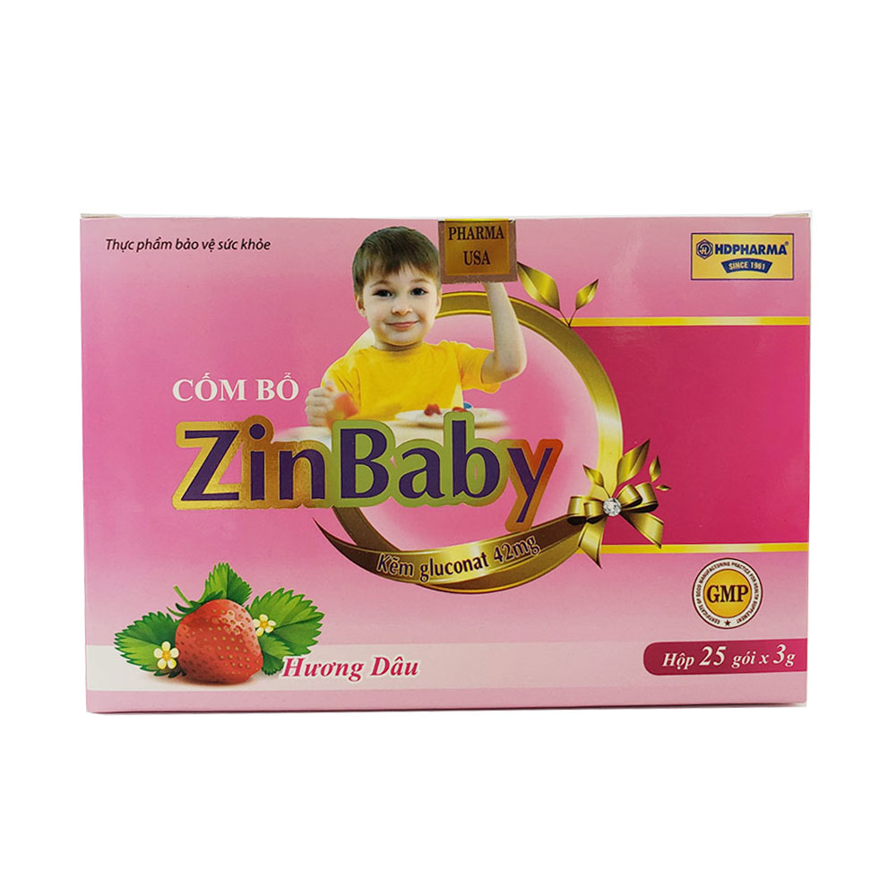 [HCM]Cốm Bổ ZinBaby cho trẻ biếng ăn ăn kém suy dinh dưỡng chậm lớn hay ốm do sức đề kháng kém