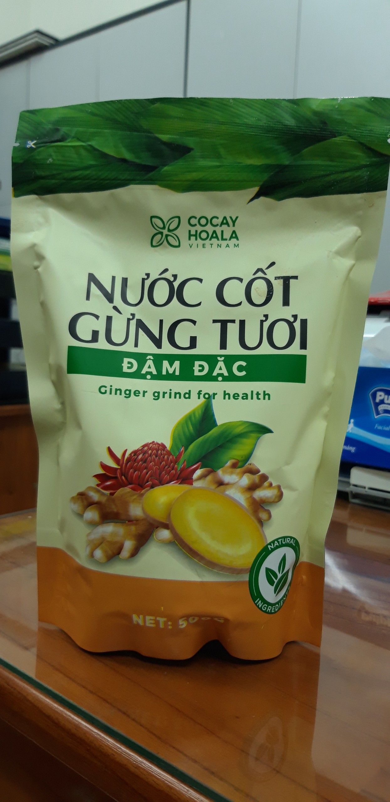 Nước cốt gừng tươi đậm đặc