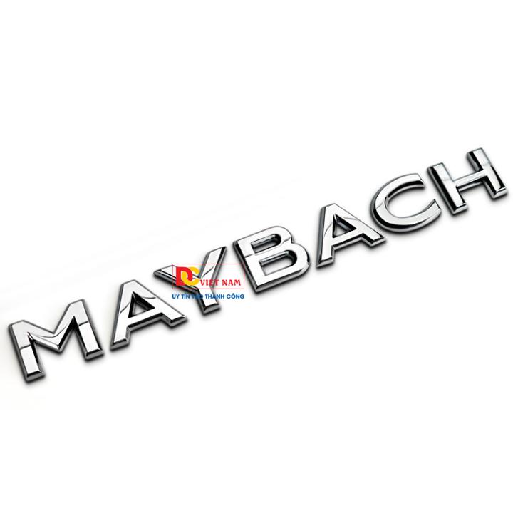 Decal stickers Maybach high quality stainless steel decorative stickers for cars G80708