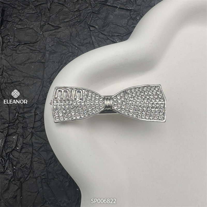 Kẹp tóc nữ Eleanor Accessories kẹp tóc hình nơ đính đá lấp lánh phụ kiện tóc 6822