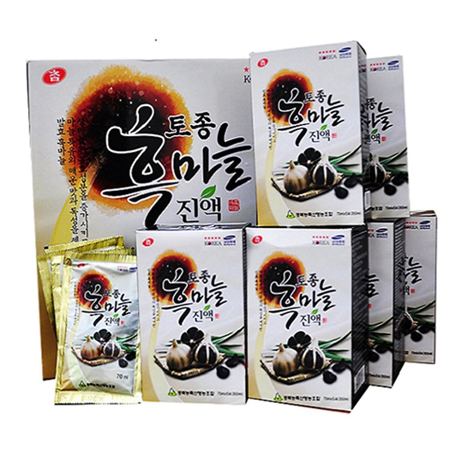[Date mới 2027] Nước Tinh Chất Tỏi Đen Hàn Quốc 30Góix70ml