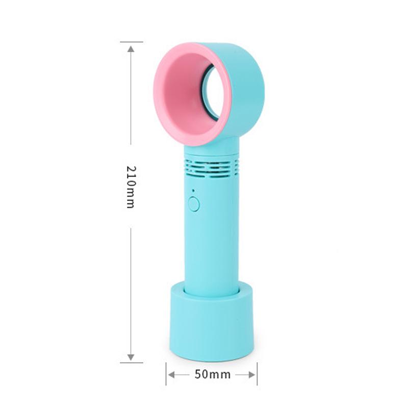Quạt cầm tay mini không cánh có đế chống