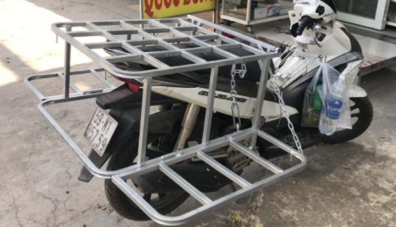 Giá Baga Chở Hàng 2 CÁNH - Baga Chở Hàng - Giá Đèo Hàng 50X70CM (có nắp và không nắp)