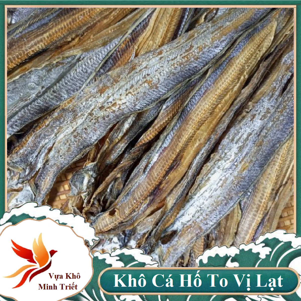 1 kg  KHÔ CÁ HỐ LẠT, KHÔNG TẨM ƯỚP GIA VỊ ĐẶC SẢN MINH TRIẾT CÀ MAU-Vựa Khô Minh Triết