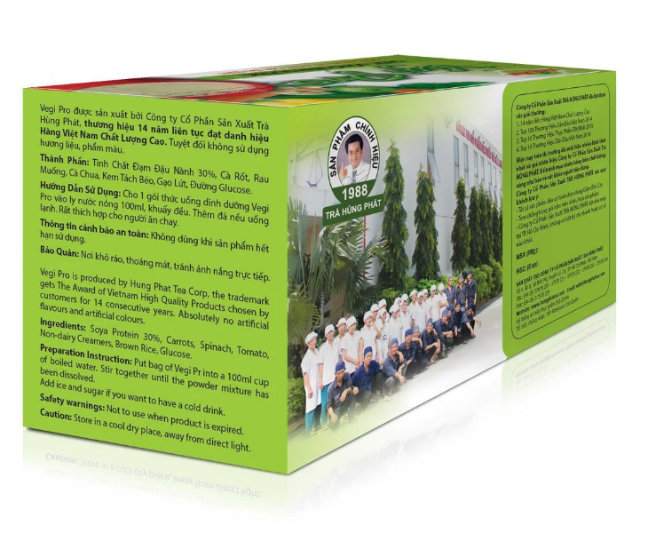 [THỨC UỐNG DINH DƯỠNG] VEGI PRO - Trà Hùng Phát