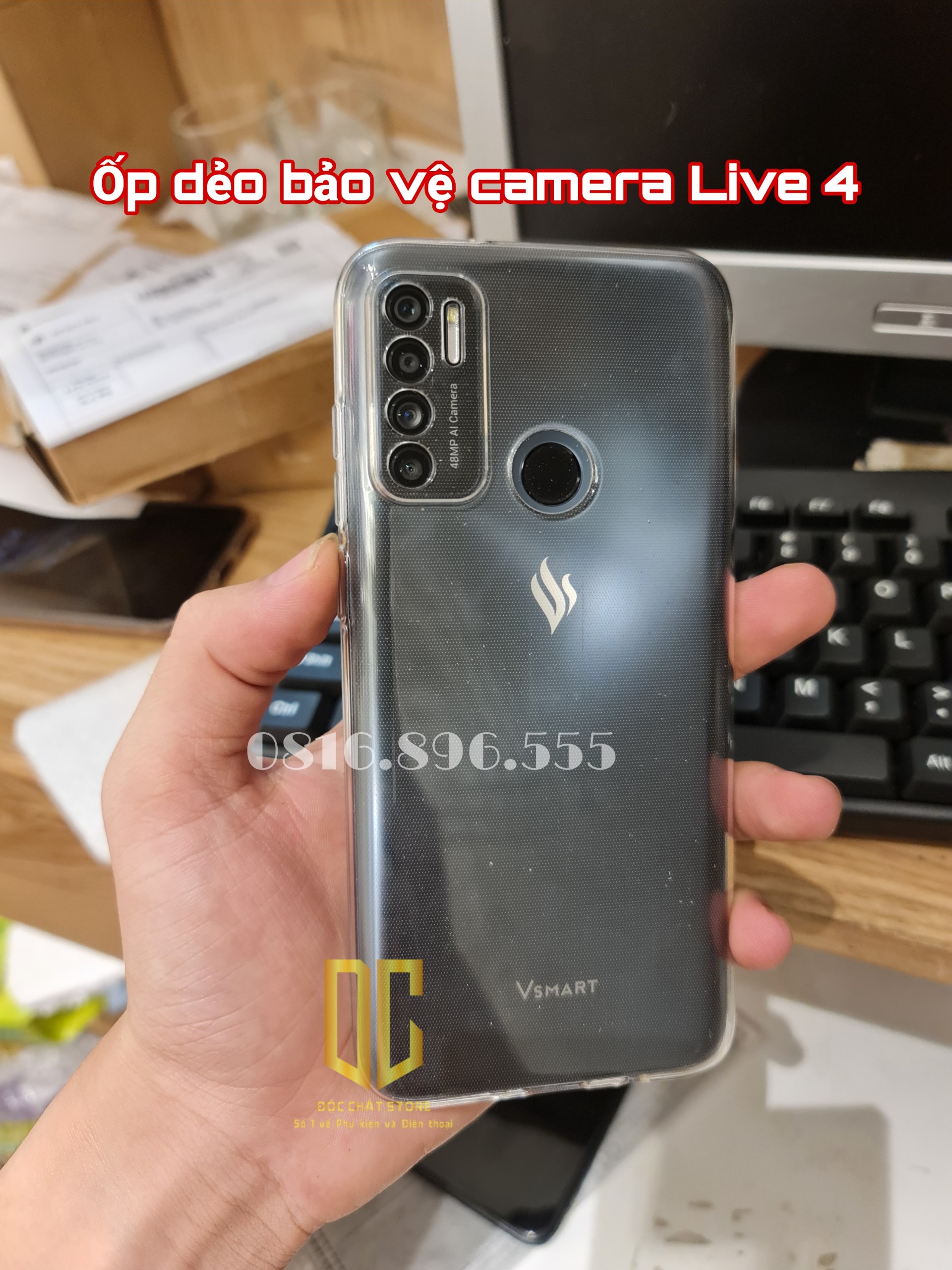 Vsmart Live 4 - Ốp dẻo bảo vệ Camera