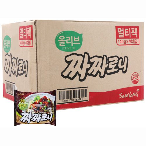 Lốc mì trộn tương đen Samyang 140gr (5 gói)