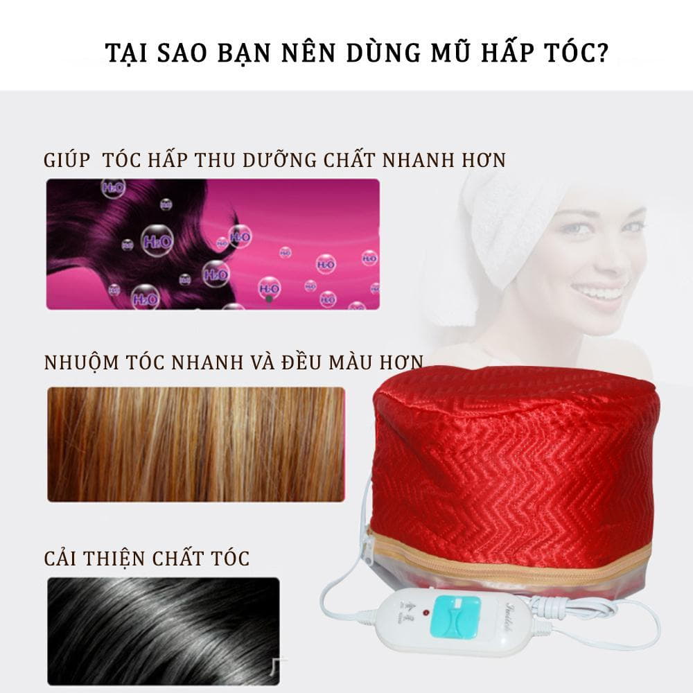 Mũ Hấp Tóc Tại Nhà Tiện Dụng, Mũ Hấp Tóc Cấ Nhân Cao Cấp