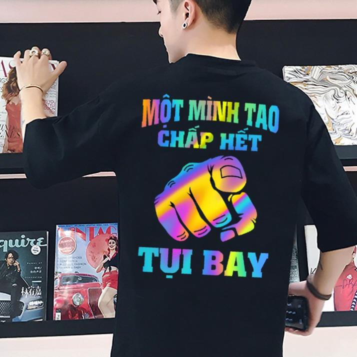 Áo thun nam nữ phản quang bảy màu nhiều mẫu đẹp, cá tính, giá rẻ, áo phản quang tay lỡ, áo phông phản quang bền đẹp | BASIC ANIME STORE