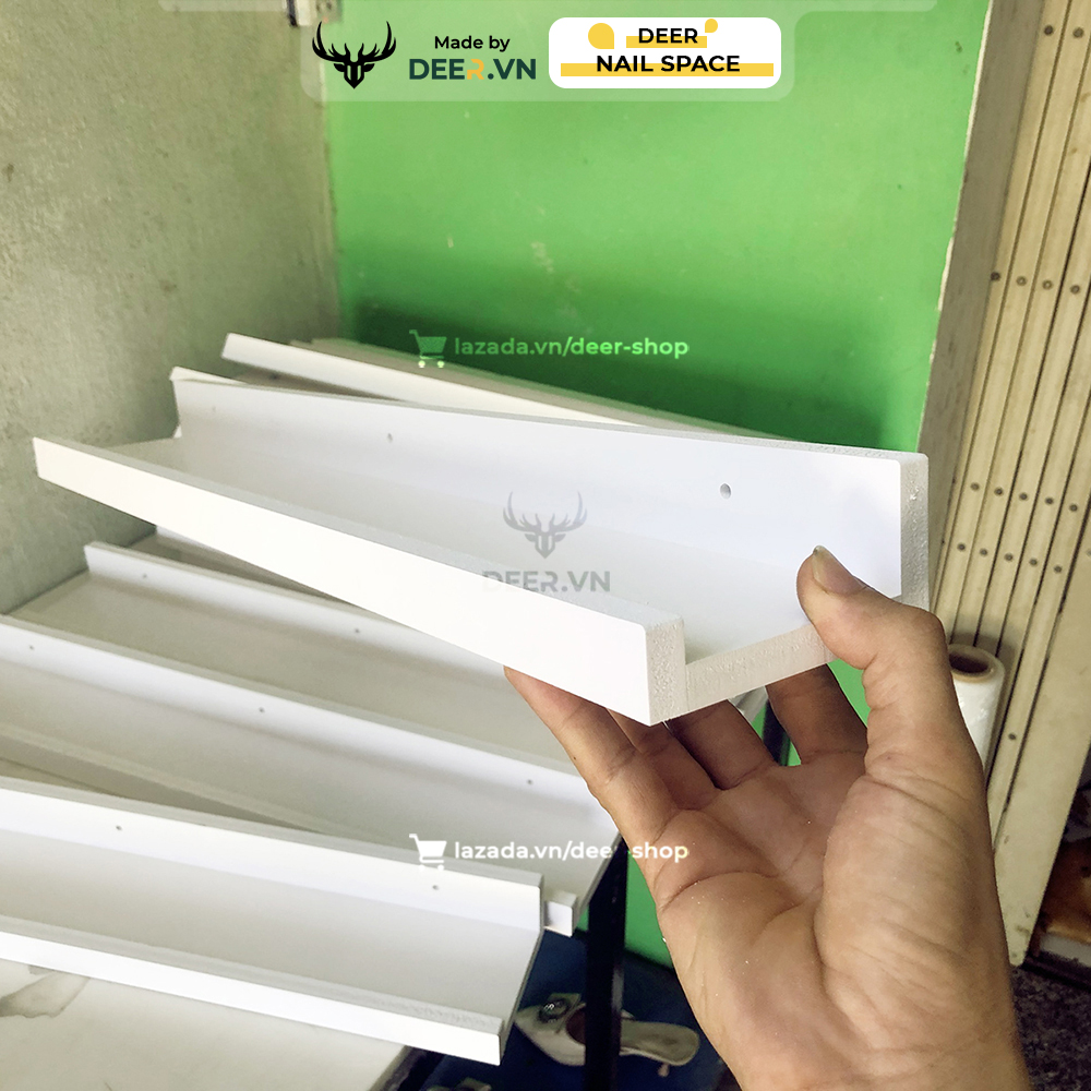 Deer-bar shelf for nail polish Wall long 60cm