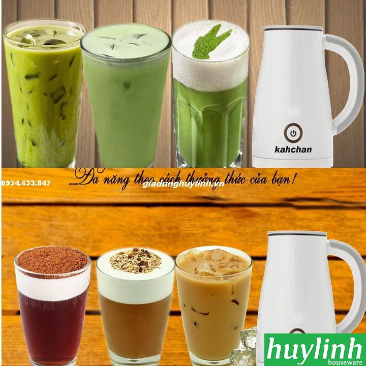 [HCM]Máy đánh sữa tạo bọt Kahchan EP2178 - 450ml - Pha cacao trà sữa