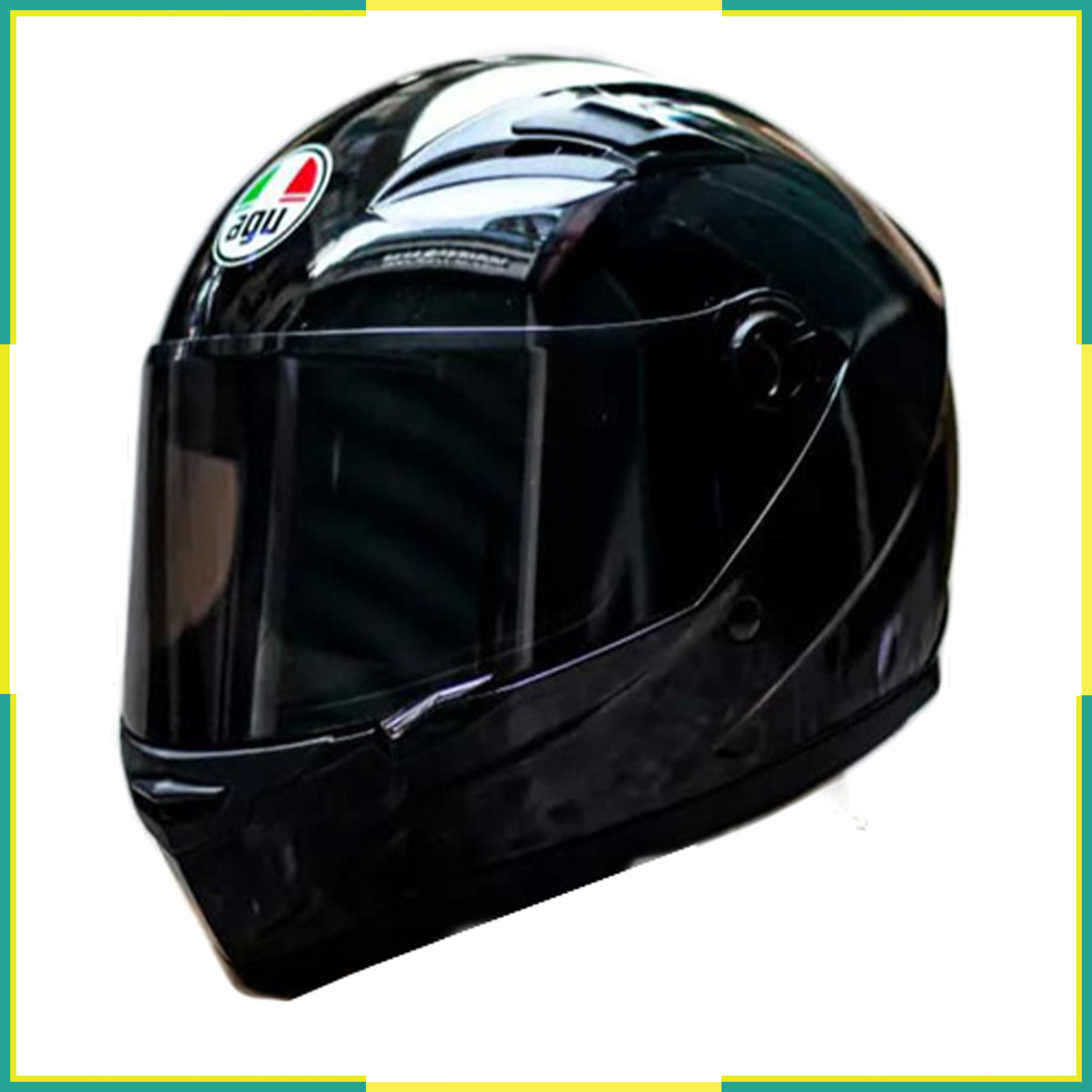 [HCM]Mũ bảo hiểm fullface GXT/AGU tem đen bóng