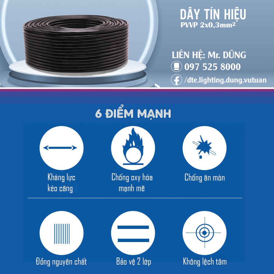 5M DÂY TÍN HIỆU MỀM 2 LÕI CÓ LƯỚI CHỐNG NHIỄU (DÂY TÍN HIỆU - DÂY TÍN HIỆU DMX)