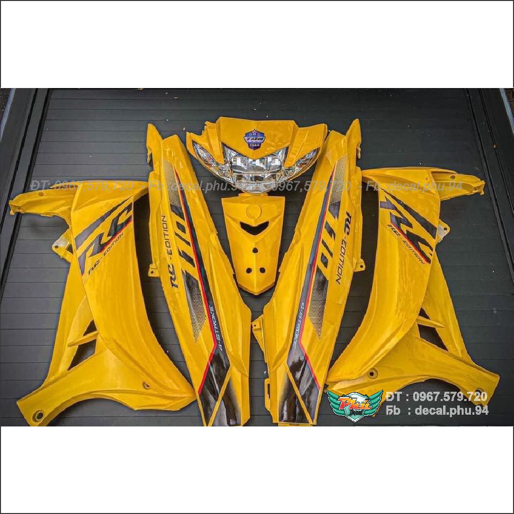 Tem rời Sirius Rc vàng đen