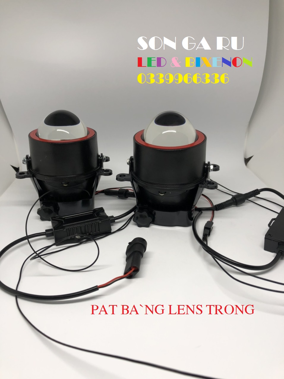 Bộ 2 BILED gầm 3 inch 55w 5500k siêu sáng cho oto