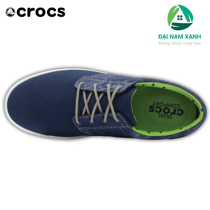 Giày Thời Trang Nam Crocs CitiLane Canvas Lace (màu Navy)