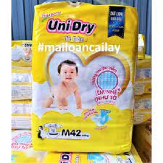 { mẫu mới } Bỉm UniDry Dán M42,L38,XL34 miếng.