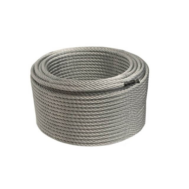 Sỉ 50m Ø5 dây cáp lụa bọc nhựa chống rỉ sắt, siêu bền