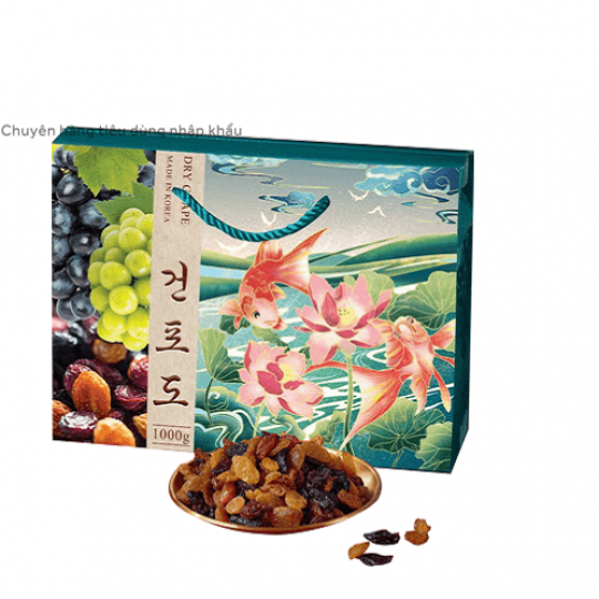 Nho khô hàn quốc hộp 1kg